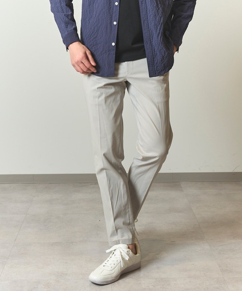 TETE HOMME(テットオム)の「オンオフ兼用 マイクロピケストレッチスラックス(スラックス・メンズ・ライトグレー/グリーン/ネイビー・MEDIUM/LARGE/X-LARGE/XX-LARGE)」の2枚目の写真