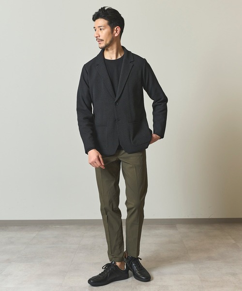 TETE HOMME(テットオム)の「オンオフ兼用 マイクロピケストレッチスラックス(スラックス・メンズ・ライトグレー/グリーン/ネイビー・MEDIUM/LARGE/X-LARGE/XX-LARGE)」の19枚目の写真