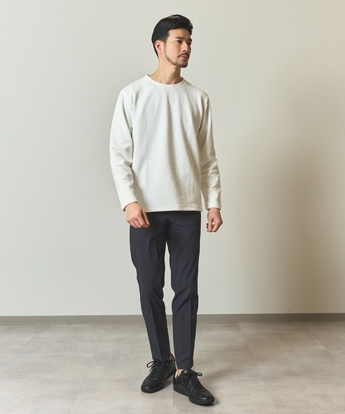 TETE HOMME(テットオム)の「オンオフ兼用 マイクロピケストレッチスラックス(スラックス・メンズ・ライトグレー/グリーン/ネイビー・MEDIUM/LARGE/X-LARGE/XX-LARGE)」の20枚目の写真