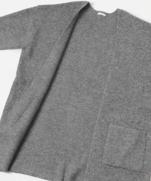 ITEMS URBANRESEARCH（アイテムズ アーバンリサーチ）の「ニットガウン（ノーカラーコート・レディース・ブラウン/ライトカーキ/グレー・FREE）」の12枚目の写真