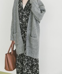 ITEMS URBANRESEARCH | ニットガウン(ノーカラーコート)