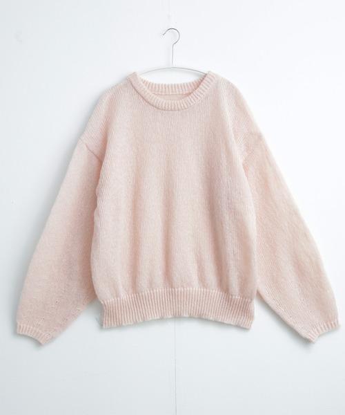 ふわふわニットトップス【サスティナブル】（ニット/セーター）｜for/c