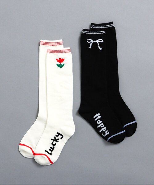 BREEZE（ブリーズ）の「ワンポイントハイソックス（ソックス/靴下・キッズ・ブラック/オフホワイト・15 /18/21）」の6枚目の写真