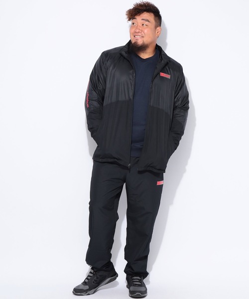 UNDER ARMOUR（アンダーアーマー）の「UNDER ARMOUR (アンダーアーマー) FITTED STORM トリコット ラインド ウーブン ジャケット（ブルゾン・メンズ・ブラック/グレー・3XL/4XL/5XL）」の7枚目の写真