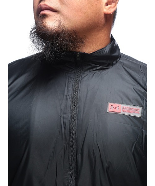 UNDER ARMOUR（アンダーアーマー）の「UNDER ARMOUR (アンダーアーマー) FITTED STORM トリコット ラインド ウーブン ジャケット（ブルゾン・メンズ・ブラック/グレー・3XL/4XL/5XL）」の15枚目の写真
