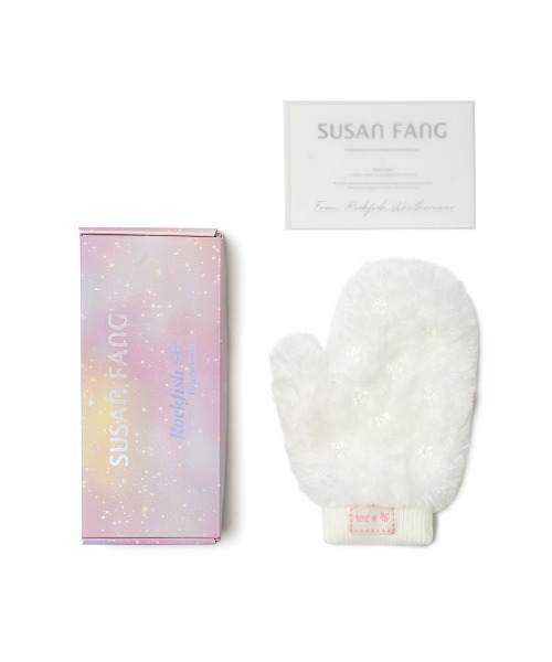 ROCKFISH WEATHERWEAR（ロックフィッシュウェザーウェア）の「[X SUSAN FANG] FURRY BUBBLE GLOVES（手袋・レディース・ホワイト・FREE）」の9枚目の写真