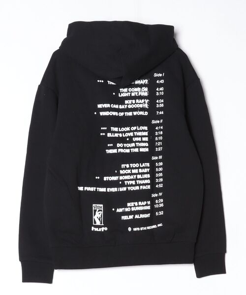 HUF(ハフ)の「HUF HUF X ISAAC HAYES TAHOE HEAVYWEIGHT HOODIE ハフ アイザックヘイズ コラボ パーカー(パーカー・メンズ・ブラック・SMALL/MEDIUM/LARGE/X-LARGE)」の2枚目の写真
