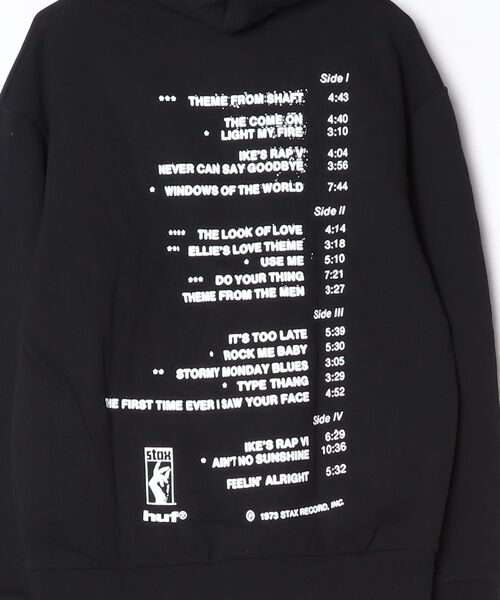 HUF(ハフ)の「HUF HUF X ISAAC HAYES TAHOE HEAVYWEIGHT HOODIE ハフ アイザックヘイズ コラボ パーカー(パーカー・メンズ・ブラック・SMALL/MEDIUM/LARGE/X-LARGE)」の3枚目の写真