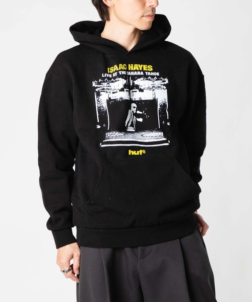 HUF(ハフ)の「HUF HUF X ISAAC HAYES TAHOE HEAVYWEIGHT HOODIE ハフ アイザックヘイズ コラボ パーカー(パーカー・メンズ・ブラック・SMALL/MEDIUM/LARGE/X-LARGE)」の14枚目の写真