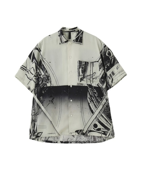 styles(スタイルス)の「SEMOH New Collapse ShortSleeve Shirt HTBS-029(シャツ/ブラウス・メンズ・ベージュ・2)」の1枚目の写真