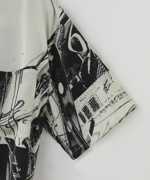 styles(スタイルス)の「SEMOH New Collapse ShortSleeve Shirt HTBS-029(シャツ/ブラウス・メンズ・ベージュ・2)」の4枚目の写真
