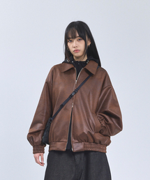 STANDARDERROR（スタンダードエラー）の「87-STAN009 [リニューアル] スタンダードブルゾンスエードジャケットクラックレッドブラウン（ライダースジャケット）」