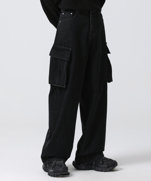 AVANDRESS(アバンドレス )の「real wide cargo pants GREY(デニムパンツ・レディース・その他・X-LARGE/X-SMALL/XX-SMALL/SMALL/MEDIUM/LARGE)」の2枚目の写真