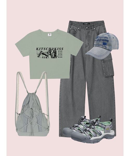 AVANDRESS(アバンドレス )の「real wide cargo pants GREY(デニムパンツ・レディース・その他・X-LARGE/X-SMALL/XX-SMALL/SMALL/MEDIUM/LARGE)」の8枚目の写真
