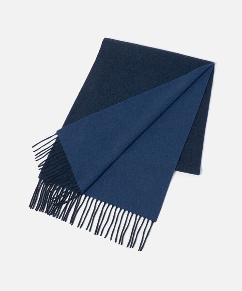 green label relaxing（グリーンレーベルリラクシング）の「カシミヤ 100 リバー マフラー（マフラー・メンズ・ダークブラウン/ネイビー/オレンジ/ダークグレー/ロイヤルブルー/パープル/ワイン・FREE）」の8枚目の写真