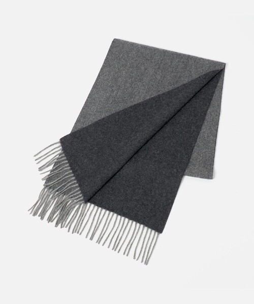 green label relaxing（グリーンレーベルリラクシング）の「カシミヤ 100 リバー マフラー（マフラー・メンズ・ダークブラウン/ネイビー/オレンジ/ダークグレー/ロイヤルブルー/パープル/ワイン・FREE）」の11枚目の写真