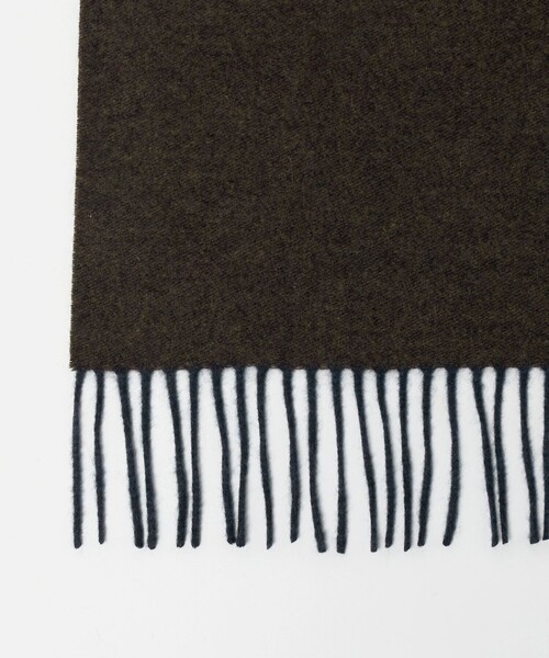 green label relaxing（グリーンレーベルリラクシング）の「カシミヤ 100 リバー マフラー（マフラー・メンズ・ダークブラウン/ネイビー/オレンジ/ダークグレー/ロイヤルブルー/パープル/ワイン・FREE）」の15枚目の写真