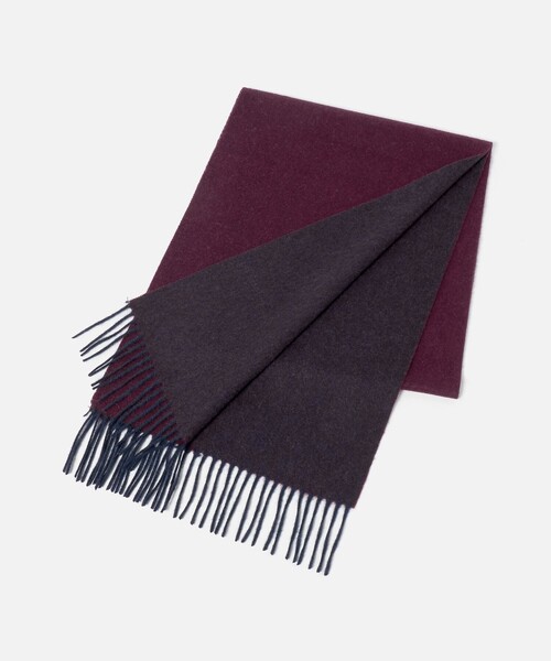 green label relaxing（グリーンレーベルリラクシング）の「カシミヤ 100 リバー マフラー（マフラー・メンズ・ダークブラウン/ネイビー/オレンジ/ダークグレー/ロイヤルブルー/パープル/ワイン・FREE）」の17枚目の写真