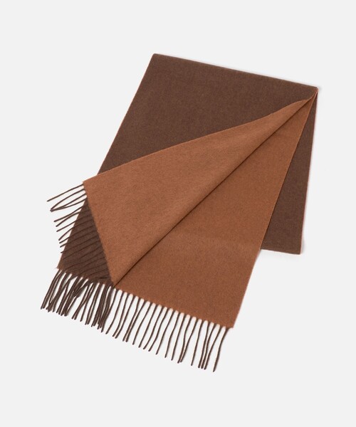 green label relaxing（グリーンレーベルリラクシング）の「カシミヤ 100 リバー マフラー（マフラー・メンズ・ダークブラウン/ネイビー/オレンジ/ダークグレー/ロイヤルブルー/パープル/ワイン・FREE）」の21枚目の写真