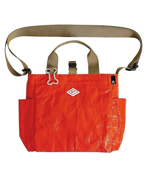 ROOTOTE（ルートート）の「ROOTOTE/ルートート ルートート/SN.スクエア.DOG.BUDDY-A（ショルダーバッグ・メンズ・ホワイト/ブラック/レンガ・ONE SIZE）」の3枚目の写真