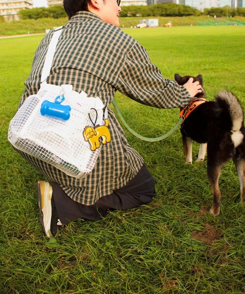 ROOTOTE（ルートート）の「ROOTOTE/ルートート ルートート/SN.スクエア.DOG.BUDDY-A（ショルダーバッグ・メンズ・ホワイト/ブラック/レンガ・ONE SIZE）」の12枚目の写真