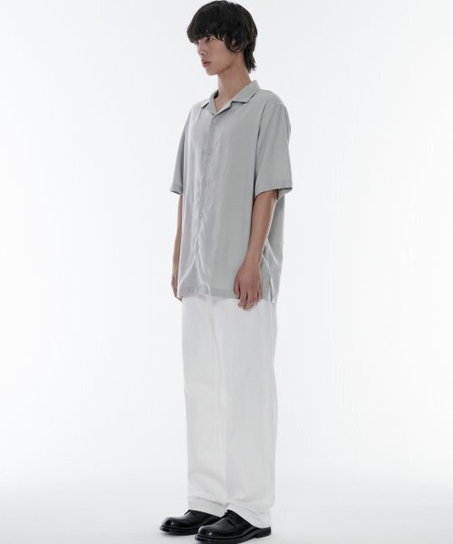MUSINSA STANDARD（ムシンサスタンダード）の「ルーズストレートデニムパンツ[ホワイト]（デニムパンツ・メンズ・その他・31/33/26/27/28/29/38/42/36/34/32/30/40）」の2枚目の写真