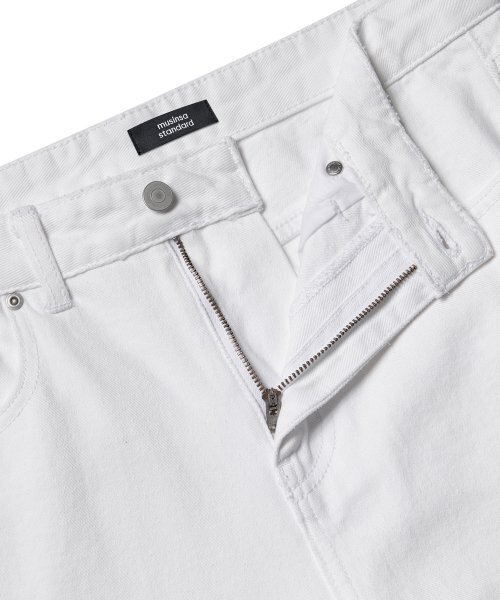 MUSINSA STANDARD（ムシンサスタンダード）の「ルーズストレートデニムパンツ[ホワイト]（デニムパンツ・メンズ・その他・31/33/26/27/28/29/38/42/36/34/32/30/40）」の5枚目の写真