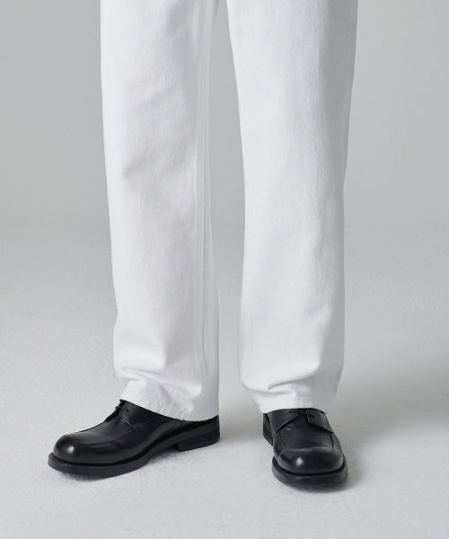 MUSINSA STANDARD（ムシンサスタンダード）の「ルーズストレートデニムパンツ[ホワイト]（デニムパンツ・メンズ・その他・31/33/26/27/28/29/38/42/36/34/32/30/40）」の8枚目の写真