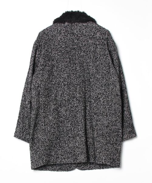 ROSE BUD(ローズバッド)の「(mici)TWEED TAILORED COLLAR COAT(その他アウター・レディース・ブラック/ブルー・M/S)」の18枚目の写真