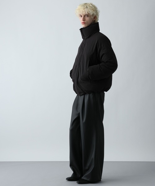 HARE（ハレ）の「モンスターダウンブルゾン(HARE)（ダウンジャケット/コート・メンズ・グレー/ブラック/ブラウン/パープル・SMALL/MEDIUM）」の5枚目の写真