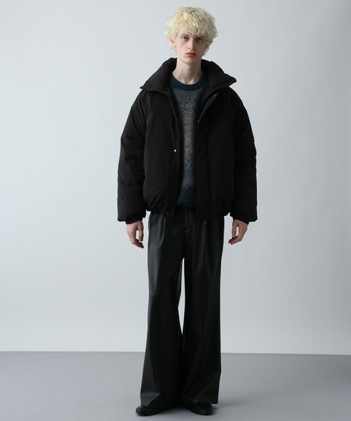 HARE（ハレ）の「モンスターダウンブルゾン(HARE)（ダウンジャケット/コート・メンズ・グレー/ブラック/ブラウン/パープル・SMALL/MEDIUM）」の7枚目の写真