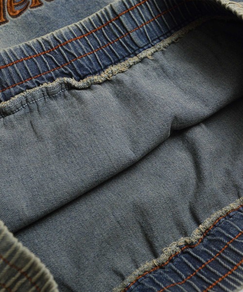 HOOK(フック)の「HOOK -select- 刺繍デニムプルオーバーパーカー(パーカー・メンズ・ブラック/ブルー・M/L)」の13枚目の写真