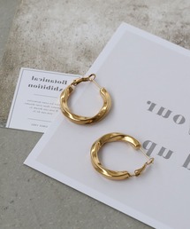 colleca la（コレカラ）の「中空ツイストフープピアス（ピアス（両耳用））」