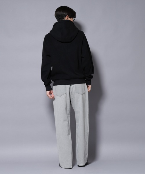 NANO universe（ナノユニバース）の「MIYATA×NANO JAPANMADE ウール/コットン パーカー（パーカー・メンズ・ブラック/チャコール/ブラウン・M/L）」の10枚目の写真