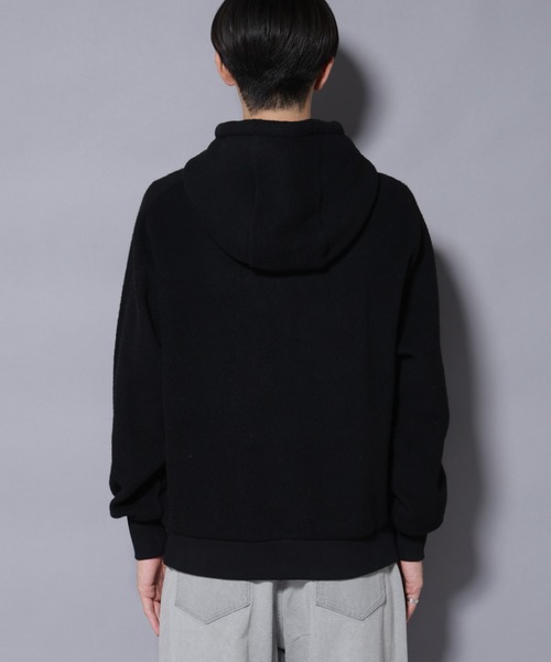 NANO universe（ナノユニバース）の「MIYATA×NANO JAPANMADE ウール/コットン パーカー（パーカー・メンズ・ブラック/チャコール/ブラウン・M/L）」の12枚目の写真