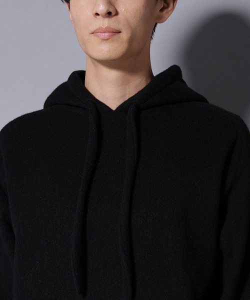 NANO universe（ナノユニバース）の「MIYATA×NANO JAPANMADE ウール/コットン パーカー（パーカー・メンズ・ブラック/チャコール/ブラウン・M/L）」の14枚目の写真