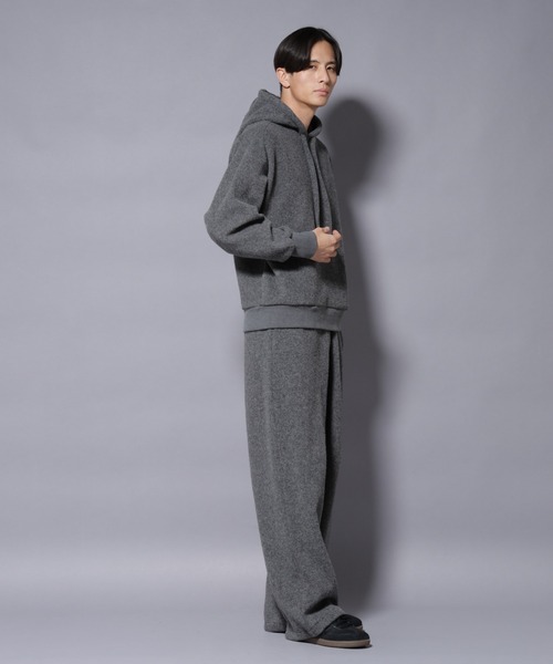 NANO universe（ナノユニバース）の「MIYATA×NANO JAPANMADE ウール/コットン パーカー（パーカー・メンズ・ブラック/チャコール/ブラウン・M/L）」の22枚目の写真