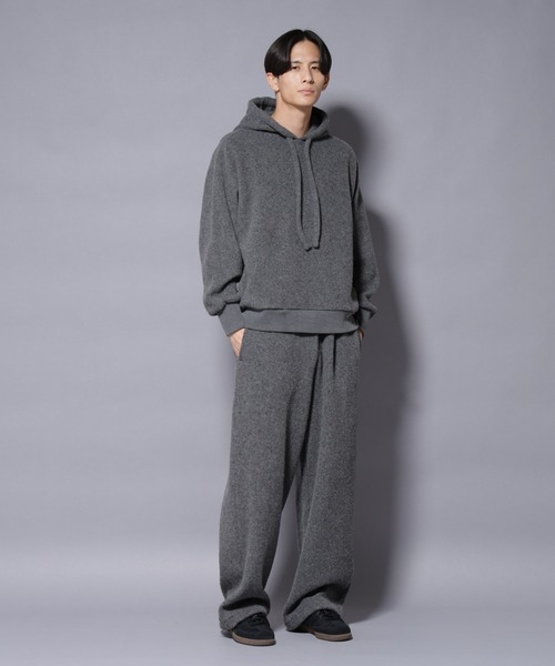 NANO universe（ナノユニバース）の「MIYATA×NANO JAPANMADE ウール/コットン パーカー（パーカー・メンズ・ブラック/チャコール/ブラウン・M/L）」の21枚目の写真