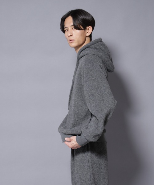 NANO universe（ナノユニバース）の「MIYATA×NANO JAPANMADE ウール/コットン パーカー（パーカー・メンズ・ブラック/チャコール/ブラウン・M/L）」の19枚目の写真