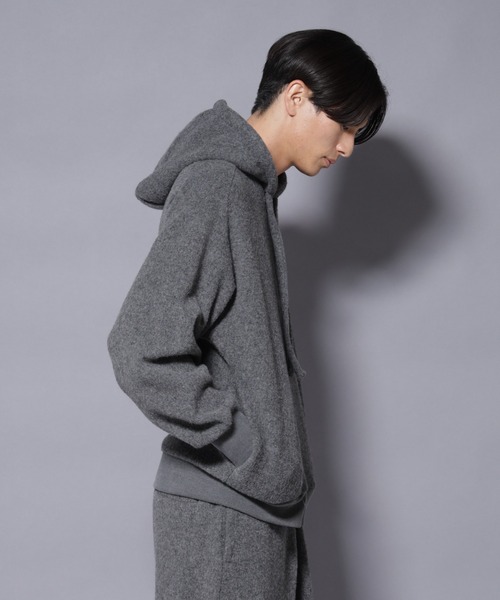 NANO universe（ナノユニバース）の「MIYATA×NANO JAPANMADE ウール/コットン パーカー（パーカー・メンズ・ブラック/チャコール/ブラウン・M/L）」の20枚目の写真