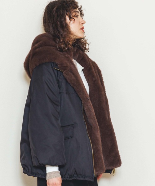 セール】取り外しファー中綿フードコート（その他アウター）｜Gready