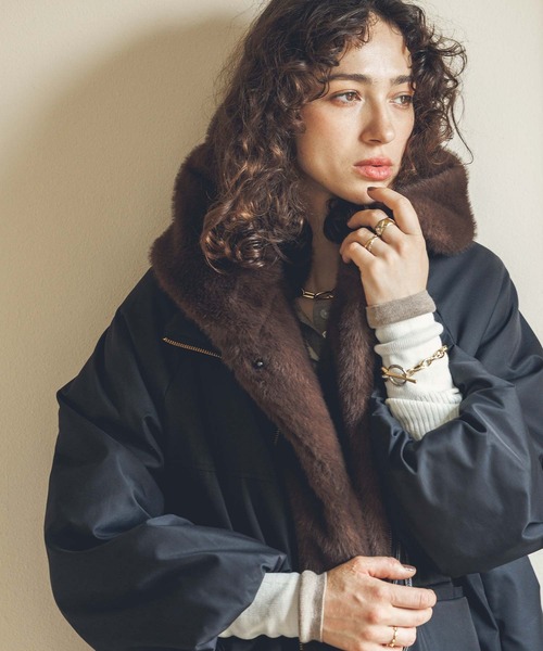 セール】取り外しファー中綿フードコート（その他アウター）｜Gready