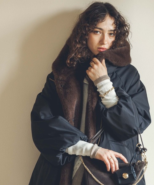 セール】取り外しファー中綿フードコート（その他アウター）｜Gready