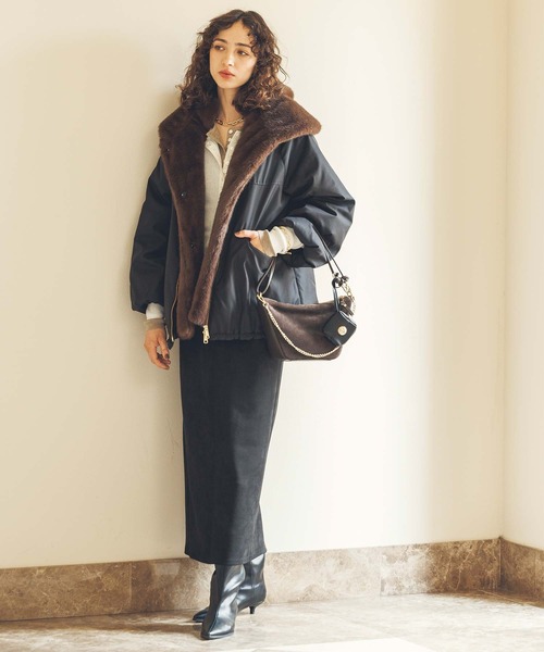 Gready Brilliant 取り外しファー中綿フードコート セール】取り外しファー中綿フードコート（その他アウター）｜Gready