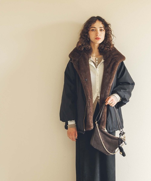 セール】取り外しファー中綿フードコート（その他アウター）｜Gready