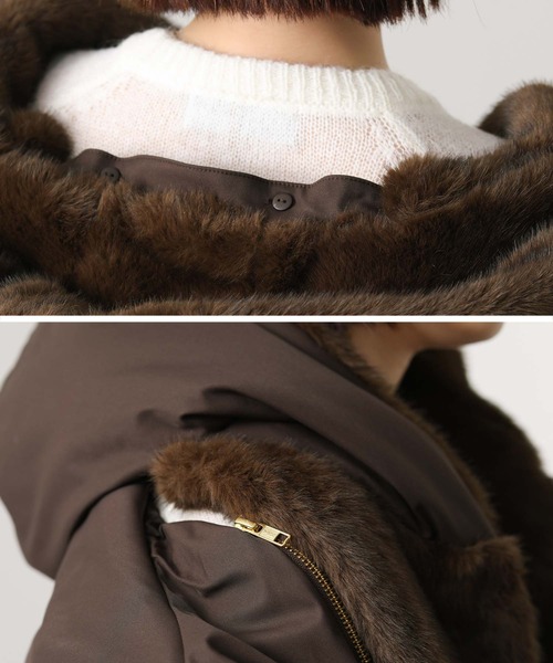 セール】取り外しファー中綿フードコート（その他アウター）｜Gready