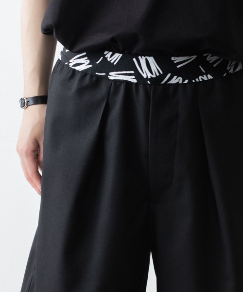 VEIN (ヴェイン)の「3/60 ハイツイスト ウールトロ イージーショーツ / 3/60 HIGH TWIST WOOL TRO EASY SHORTS(スラックス・メンズ・ブラック/グレー・1/3/2/4)」の10枚目の写真