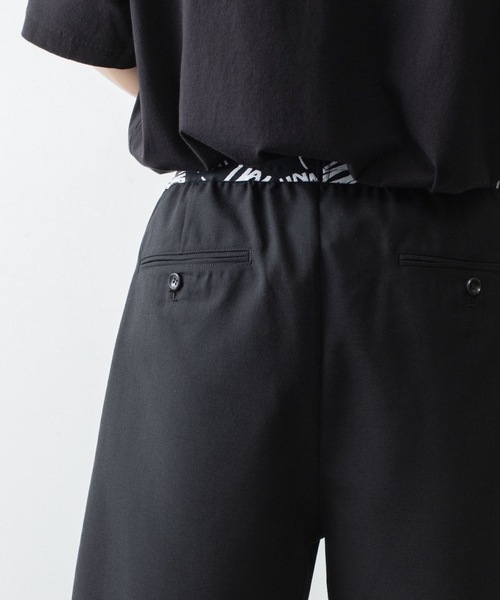 VEIN (ヴェイン)の「3/60 ハイツイスト ウールトロ イージーショーツ / 3/60 HIGH TWIST WOOL TRO EASY SHORTS(スラックス・メンズ・ブラック/グレー・1/3/2/4)」の12枚目の写真