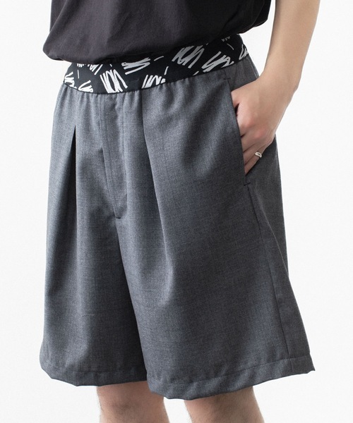 VEIN (ヴェイン)の「3/60 ハイツイスト ウールトロ イージーショーツ / 3/60 HIGH TWIST WOOL TRO EASY SHORTS(スラックス・メンズ・ブラック/グレー・1/3/2/4)」の22枚目の写真