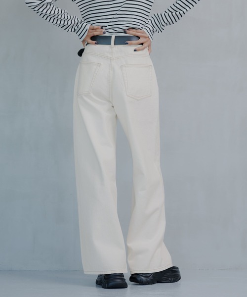 PAGEBOY(ページボーイ)の「クラシックストレート【3color/4size】(デニムパンツ・レディース・オフホワイト/ブルー/ブラック/ブルー系その他・X-SMALL/SMALL/MEDIUM/LARGE)」の22枚目の写真
